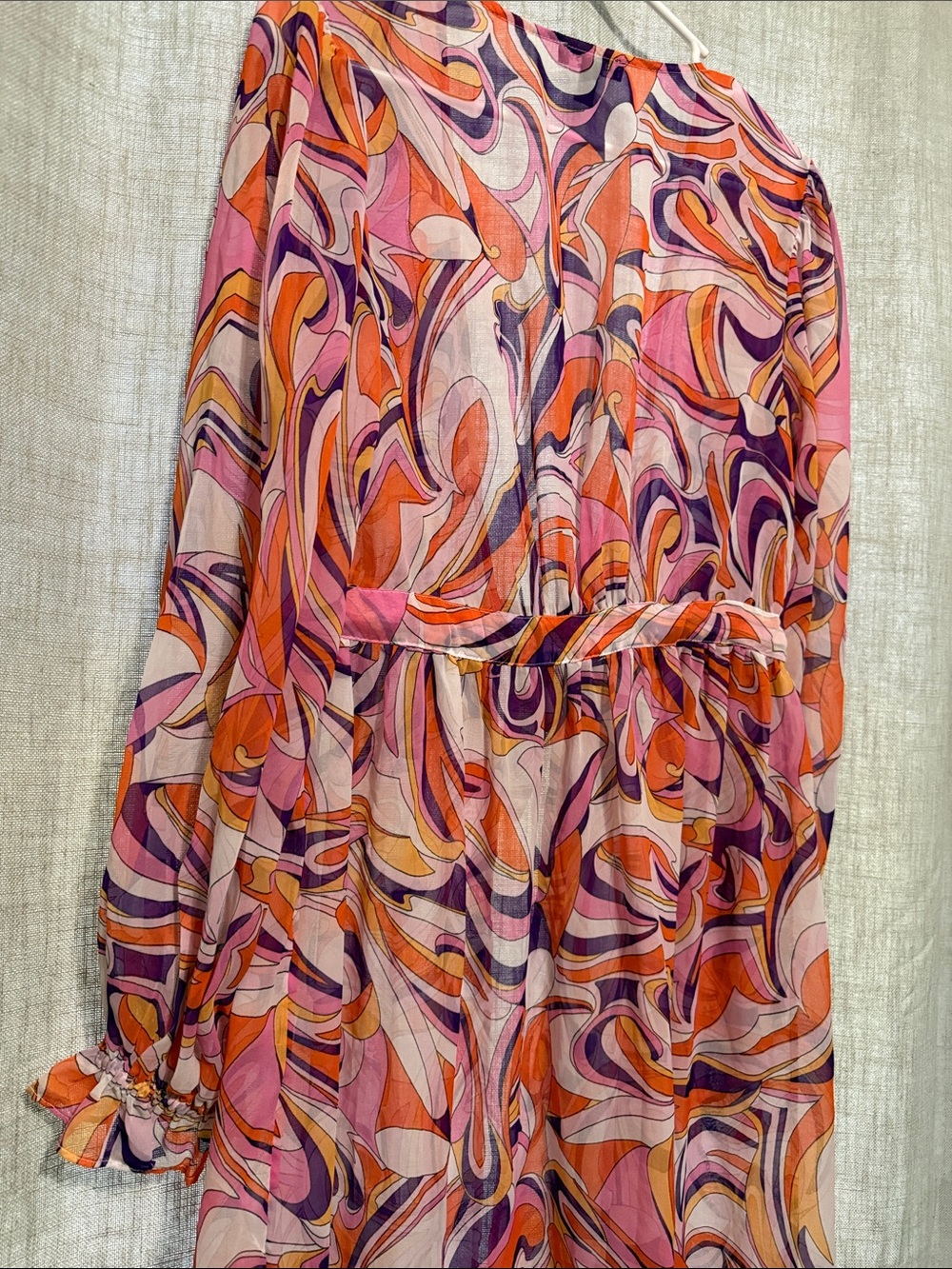 Express Boho Retro Sheet Swim Cover Up - Picture 6 of 7